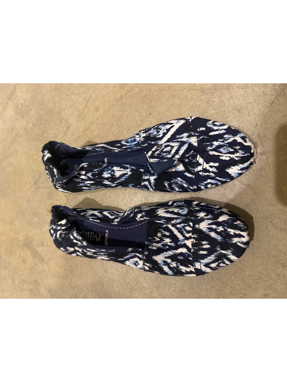 Mad Love Navy Blue Casual Slip-On Shoes